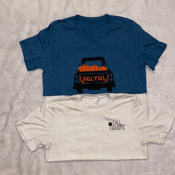 two fall graphic tees - Picture 4 of 5